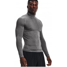 Футболка-лонгслив компресcионная мужская Under Armour Men's HeatGear® Mock Long Sleeve (1369606-090)