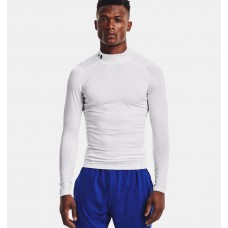 Футболка-лонгслив компресcионная мужская Under Armour Men's HeatGear® Mock Long Sleeve (1369606-100)