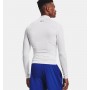 Футболка-лонгслив компресcионная мужская Under Armour Men's HeatGear® Mock Long Sleeve (1369606-100)