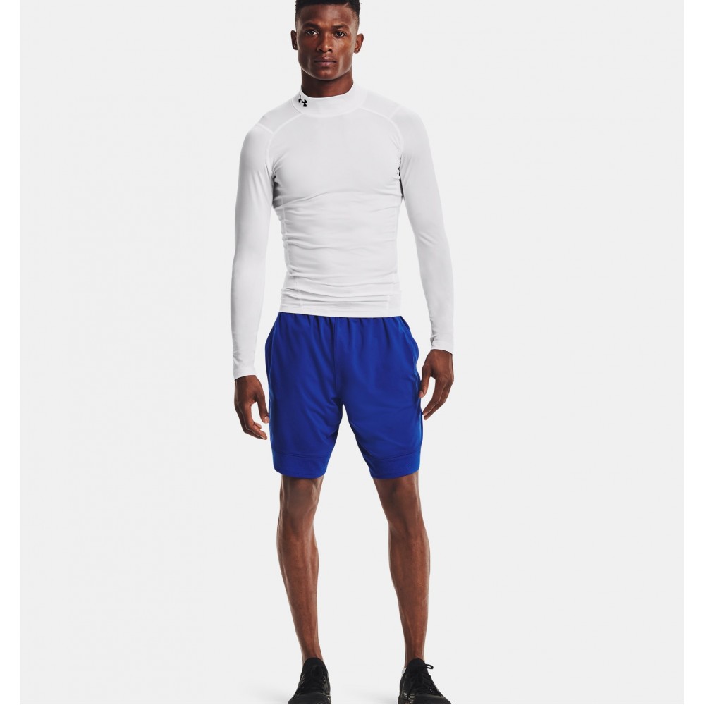 Футболка-лонгслив компресcионная мужская Under Armour Men's HeatGear® Mock Long Sleeve (1369606-100)