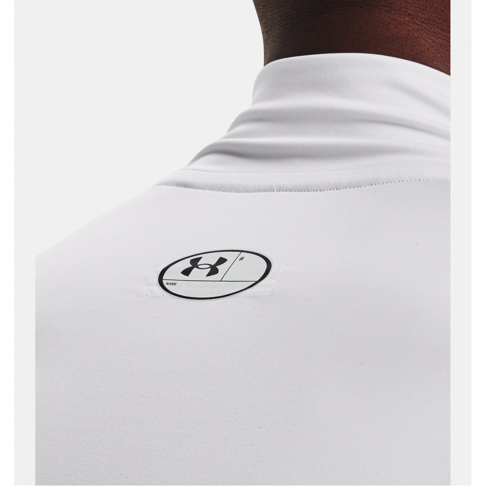 Футболка-лонгслив компресcионная мужская Under Armour Men's HeatGear® Mock Long Sleeve (1369606-100)
