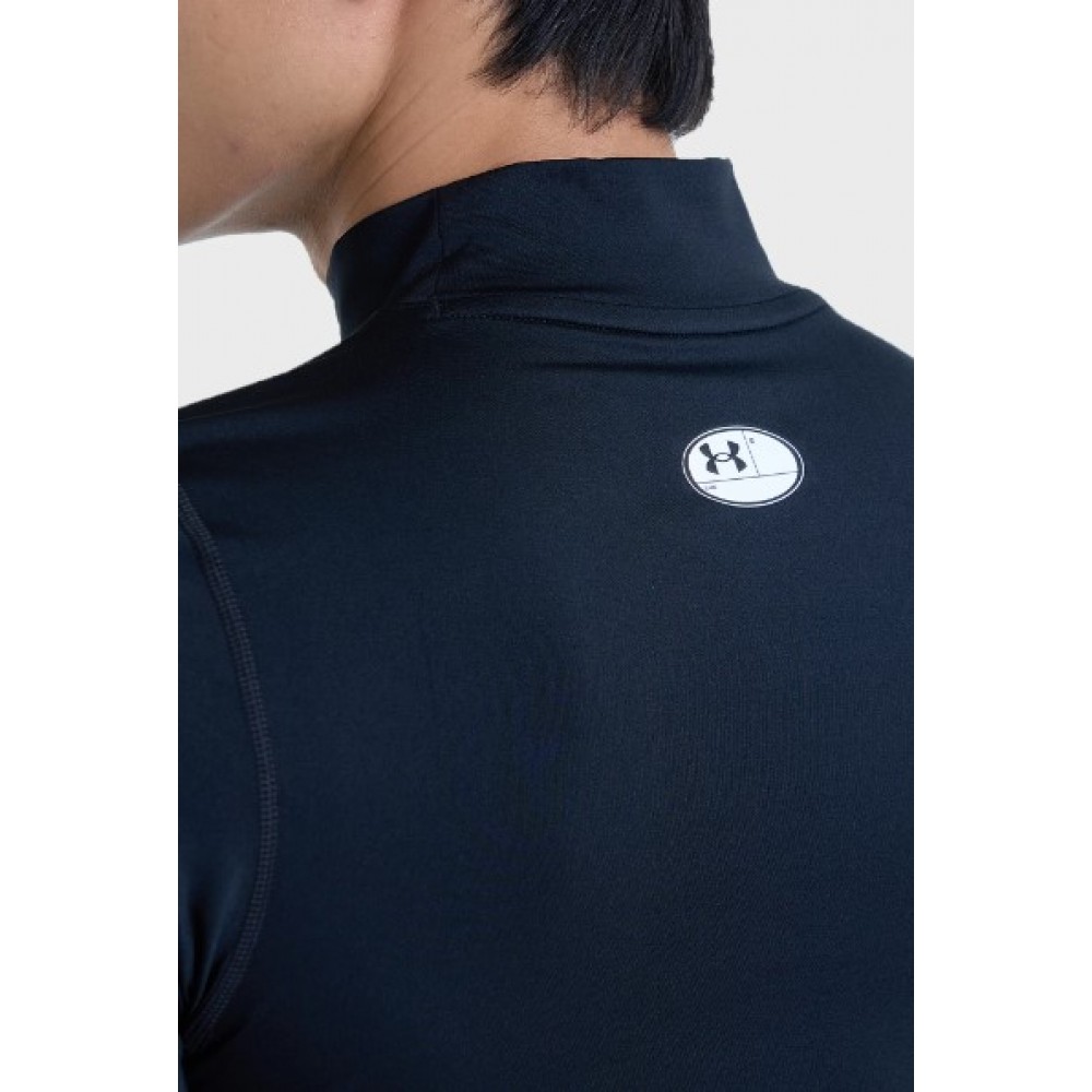 Футболка компрессионная мужская Under Armour Men's HeatGear® Mock Short Sleeve (1372586-001)