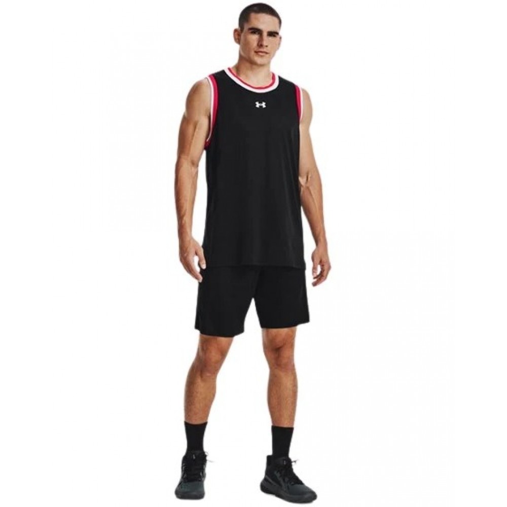 Шорты Under Armour Men's Baseline 10" Shorts  баскетольные мужские черные оригинал (1370220-001)
