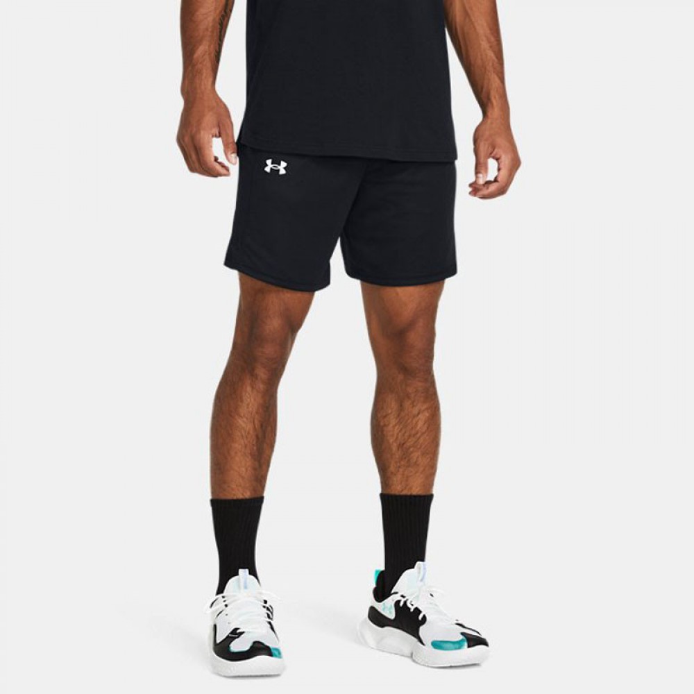 Баскетбольные шорты Under Armour Men's Baseline 7" Shorts черные оригинал (1383389-001)