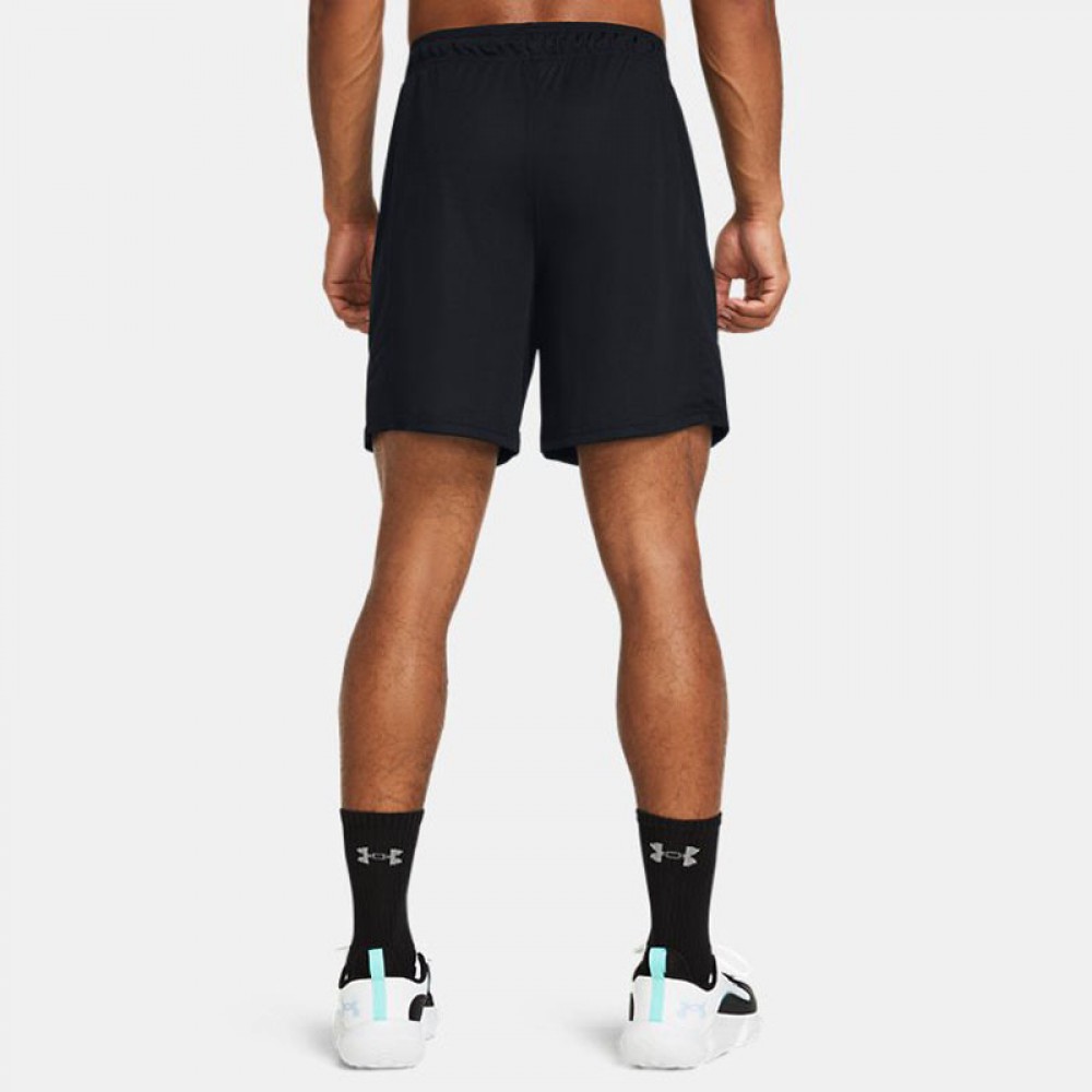 Баскетбольные шорты Under Armour Men's Baseline 7" Shorts черные оригинал (1383389-001)