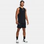 Баскетбольные шорты Under Armour Men's Baseline 7" Shorts черные оригинал (1383389-001)
