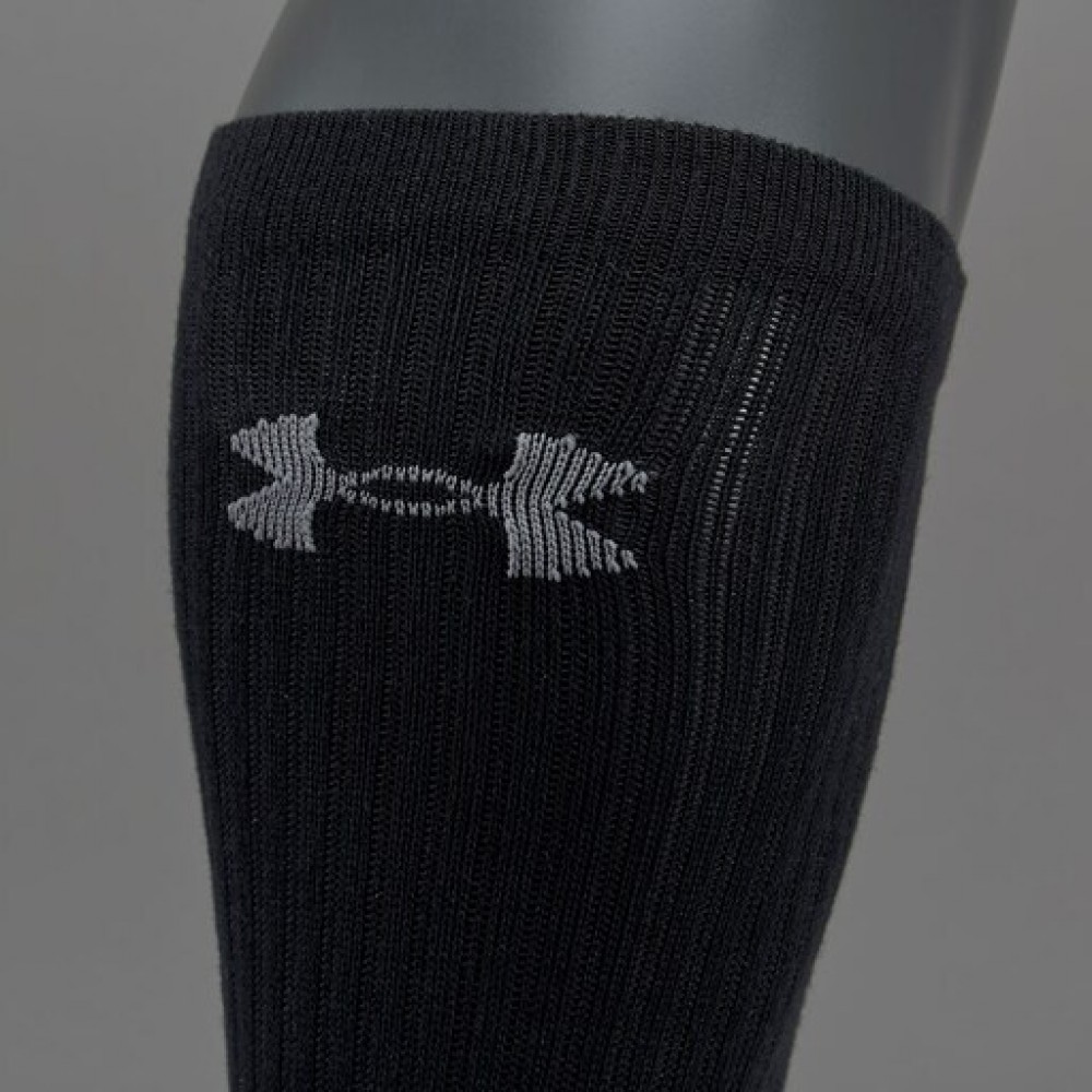 Носки спортивные Under Armour Heatgear Tech Crew 3 пары черные (1312341-001)