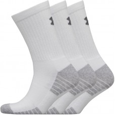 Носки спортивные Under Armour Heatgear Tech Crew 3 пары белые (1312341-100)