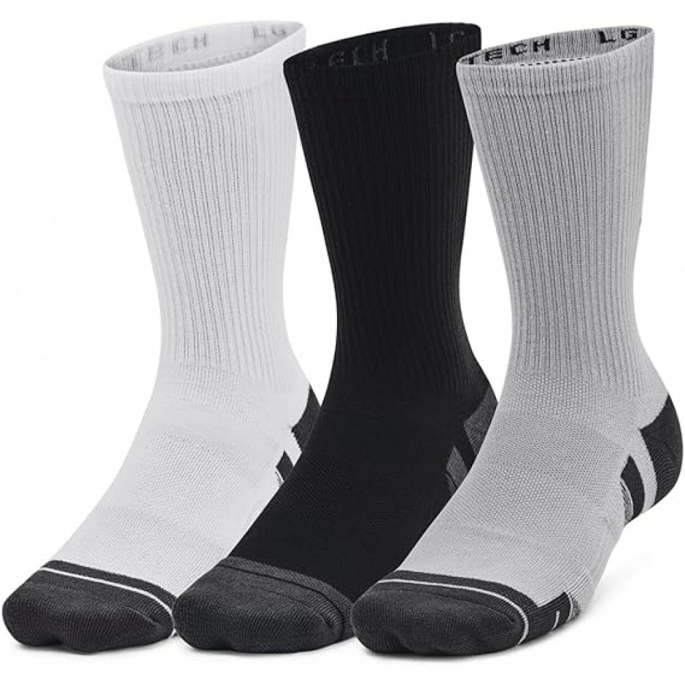 Носки спортивные Under Armour Performance Tech Crew Socks 3 пары (1379512-011)