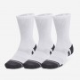 Носки спортивные Under Armour Performance Tech 3-Pack Crew Socks 3 пары белые (1379512-100)