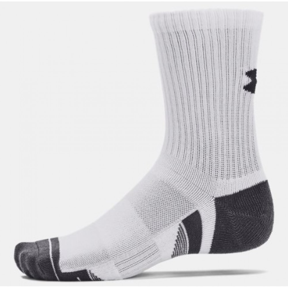 Носки спортивные Under Armour Performance Cotton Mid-Crew Socks 3 пары (1379530-100)