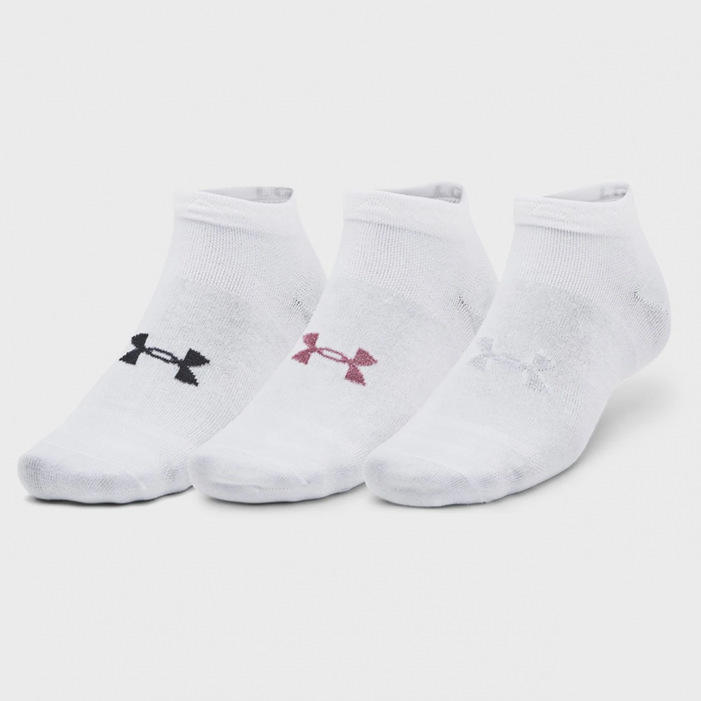 Носки спортивные Under Armour Essential Low Cut Socks 3 пары (1382958-100)