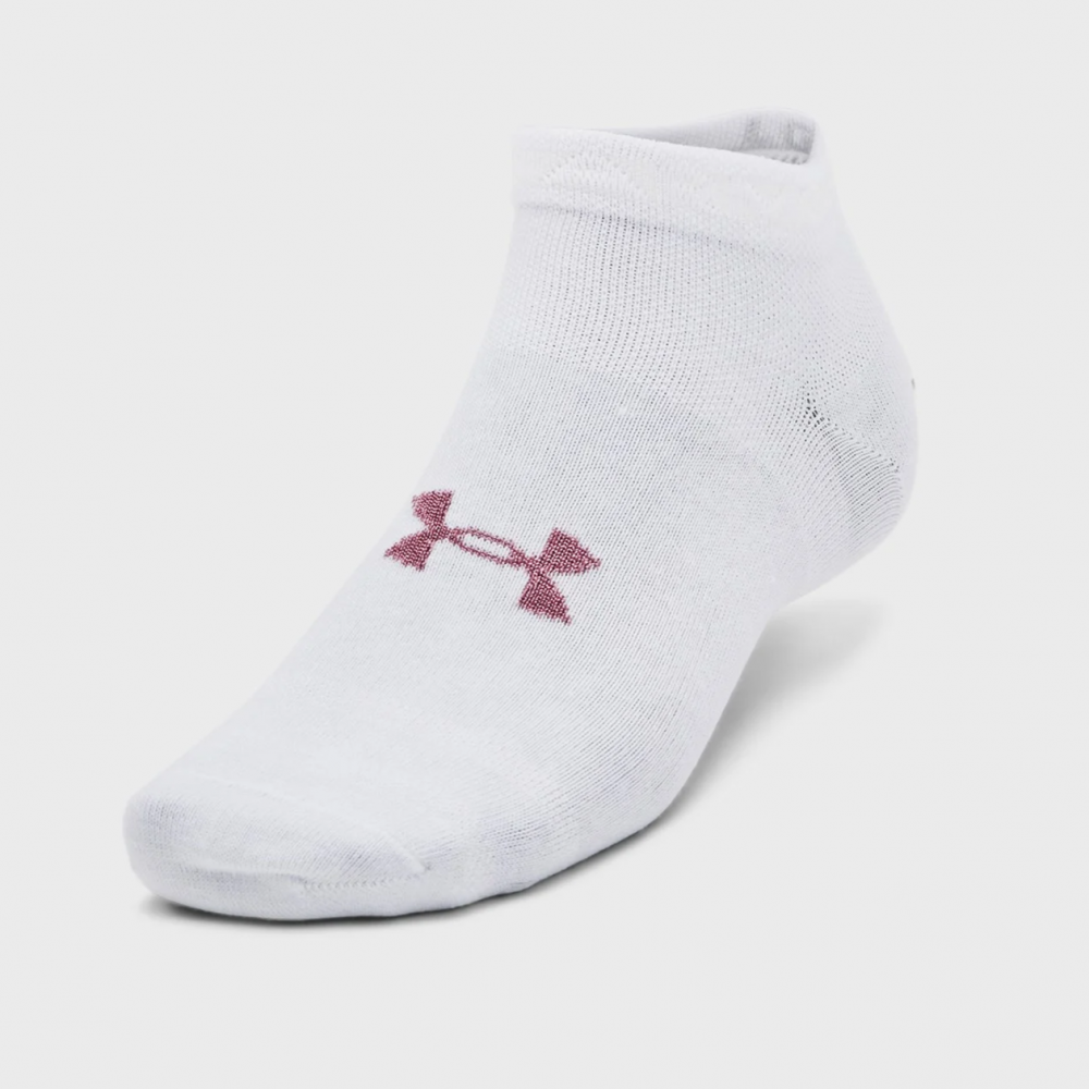 Носки спортивные Under Armour Essential Low Cut Socks 3 пары (1382958-100)
