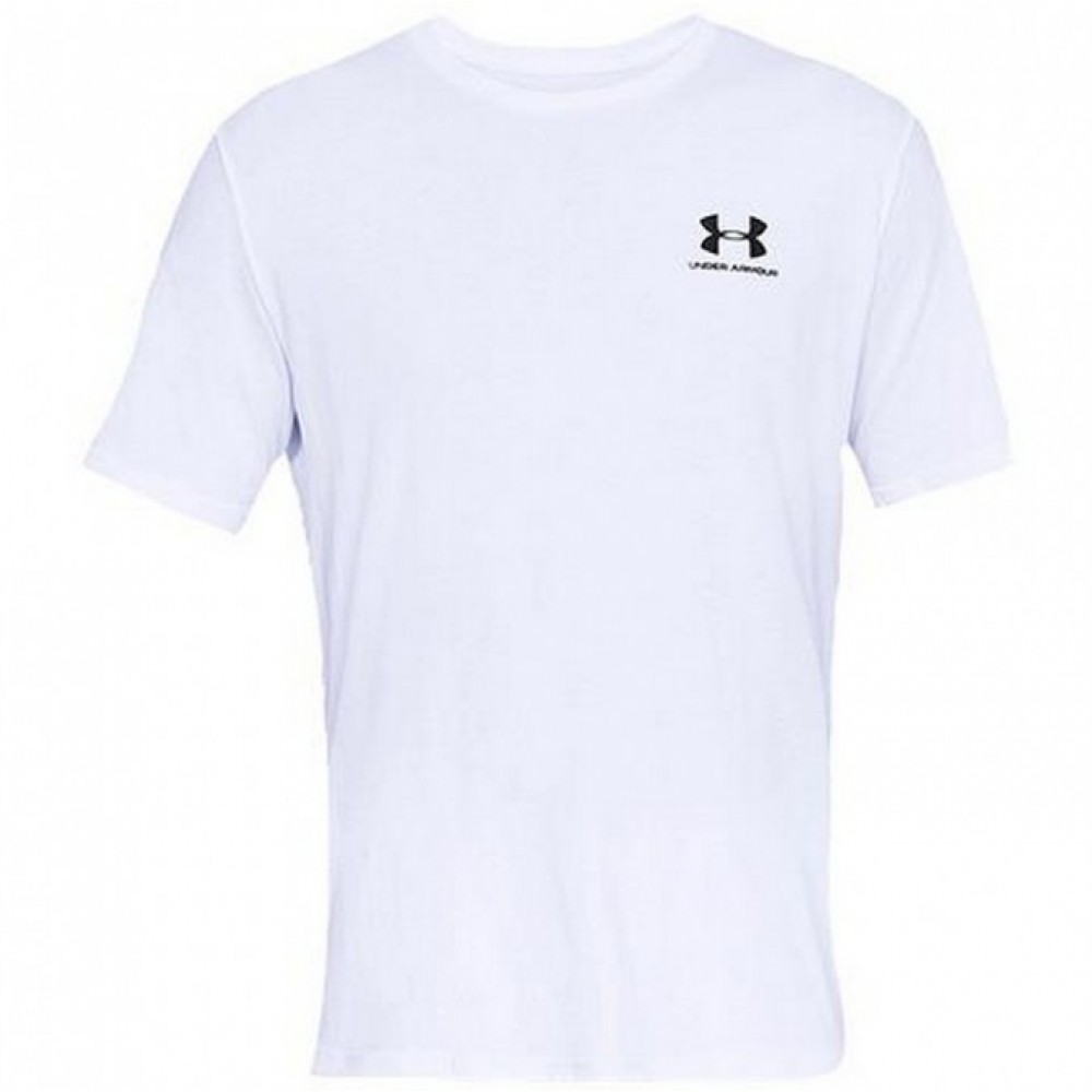 Футболка мужская спортивная Under Armour Men's Sportstyle Short Sleeve Shirt белая оригинал (1326799-100)
