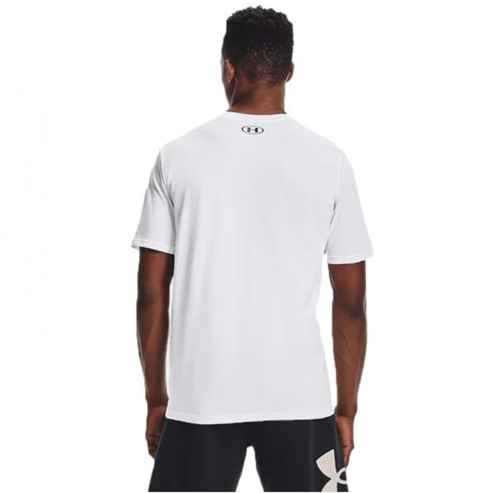 Футболка мужская спортивная Under Armour Men's Sportstyle Short Sleeve Shirt белая оригинал (1326799-100)