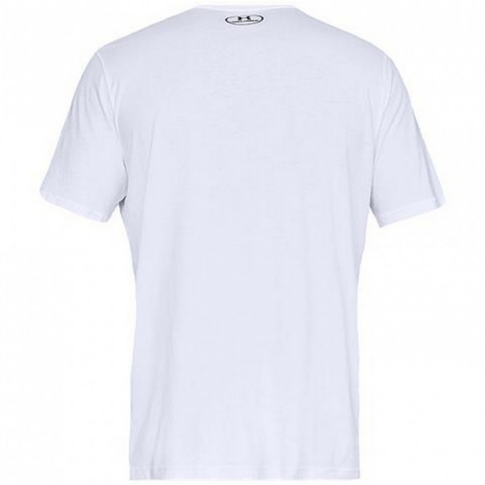 Футболка мужская спортивная Under Armour Men's Sportstyle Short Sleeve Shirt белая оригинал (1326799-100)