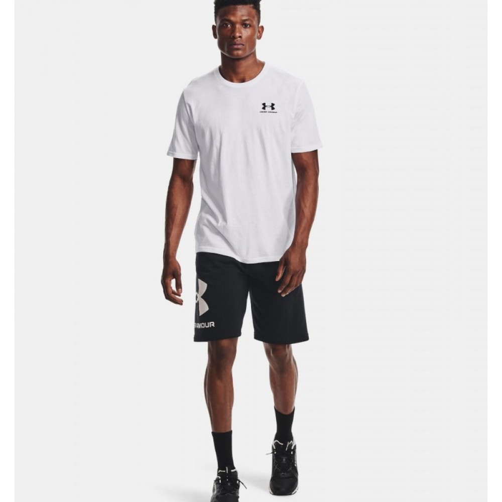 Футболка мужская спортивная Under Armour Men's Sportstyle Short Sleeve Shirt белая оригинал (1326799-100)