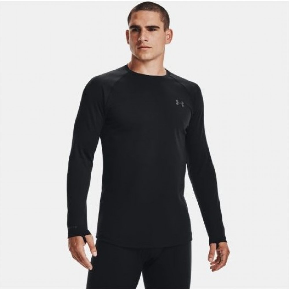 Термобелье мужское, лонгслив теплый Under Armour Base 3.0 Crew (1343243-001)