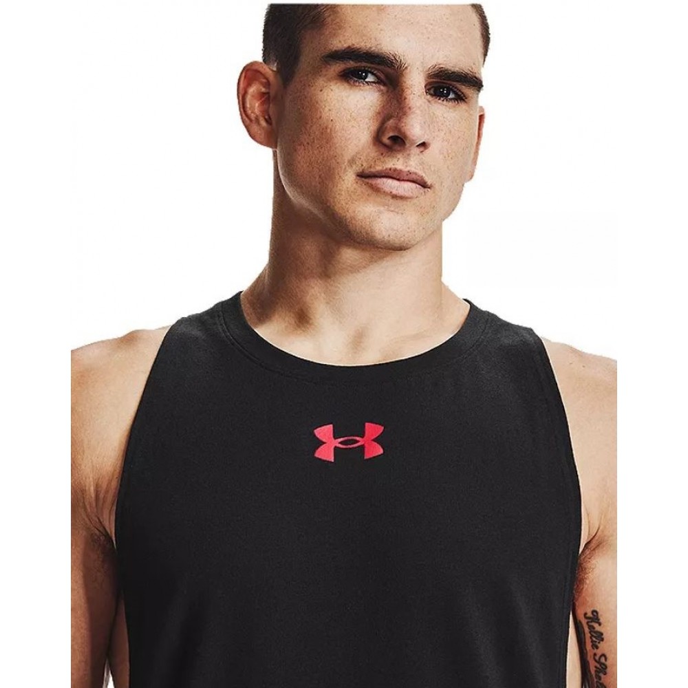 Майка баскетбольная Under Armour Men's Baseline Cotton Tank (1361901-001)
