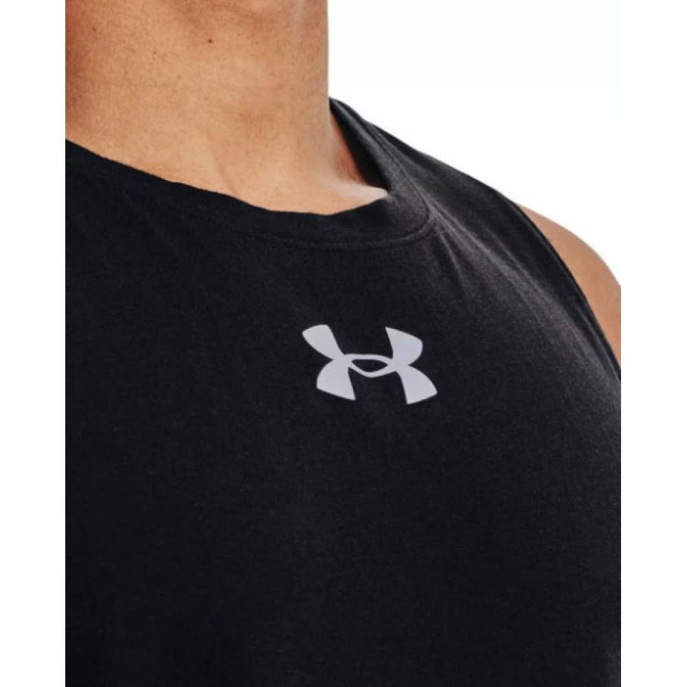 Майка баскетбольная Under Armour Men's Baseline Cotton Tank (1361901-003)