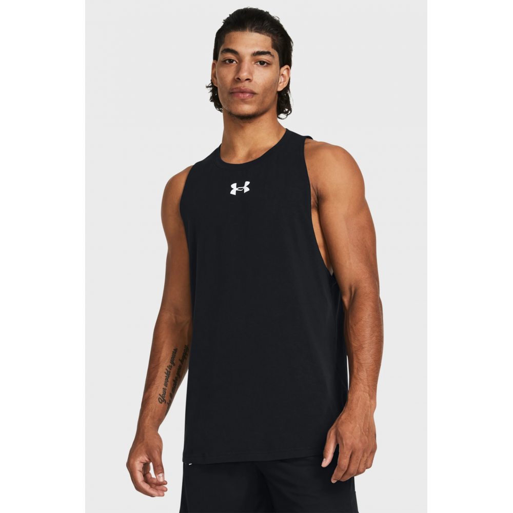 Майка баскетбольная Under Armour Men's Baseline Cotton Tank (1361901-005)