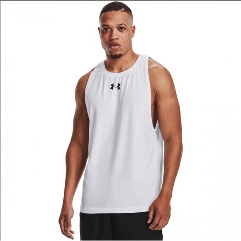 Майка баскетбольная Under Armour Men's Baseline Cotton Tank (1361901-100)