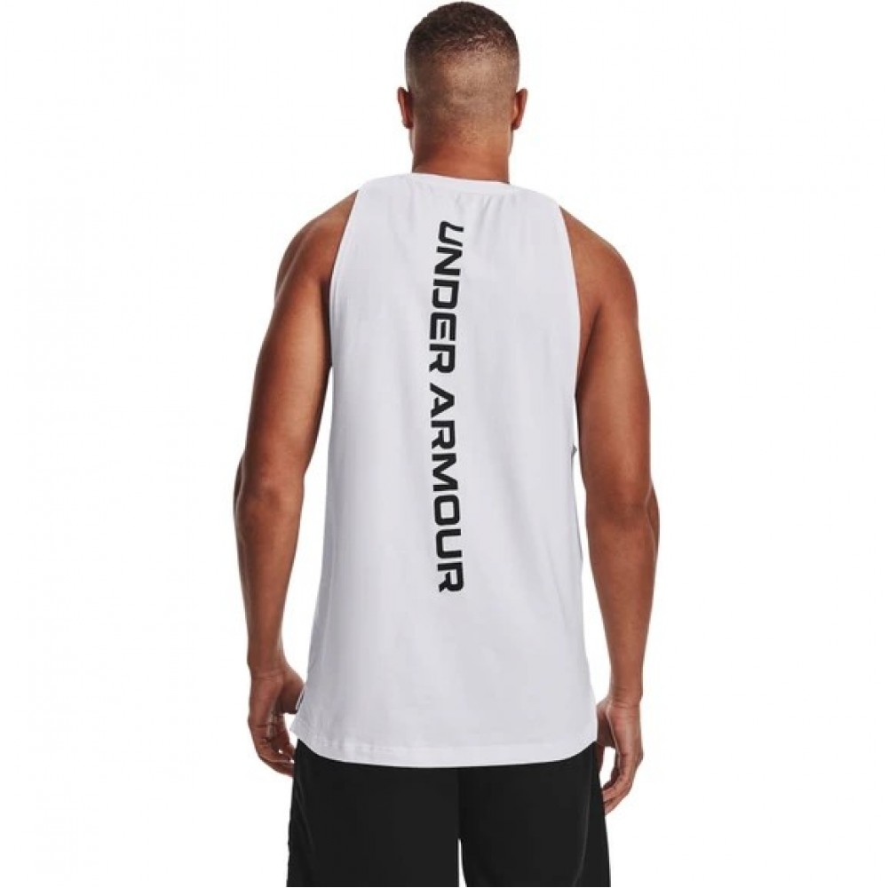 Майка баскетбольная Under Armour Men's Baseline Cotton Tank (1361901-100)