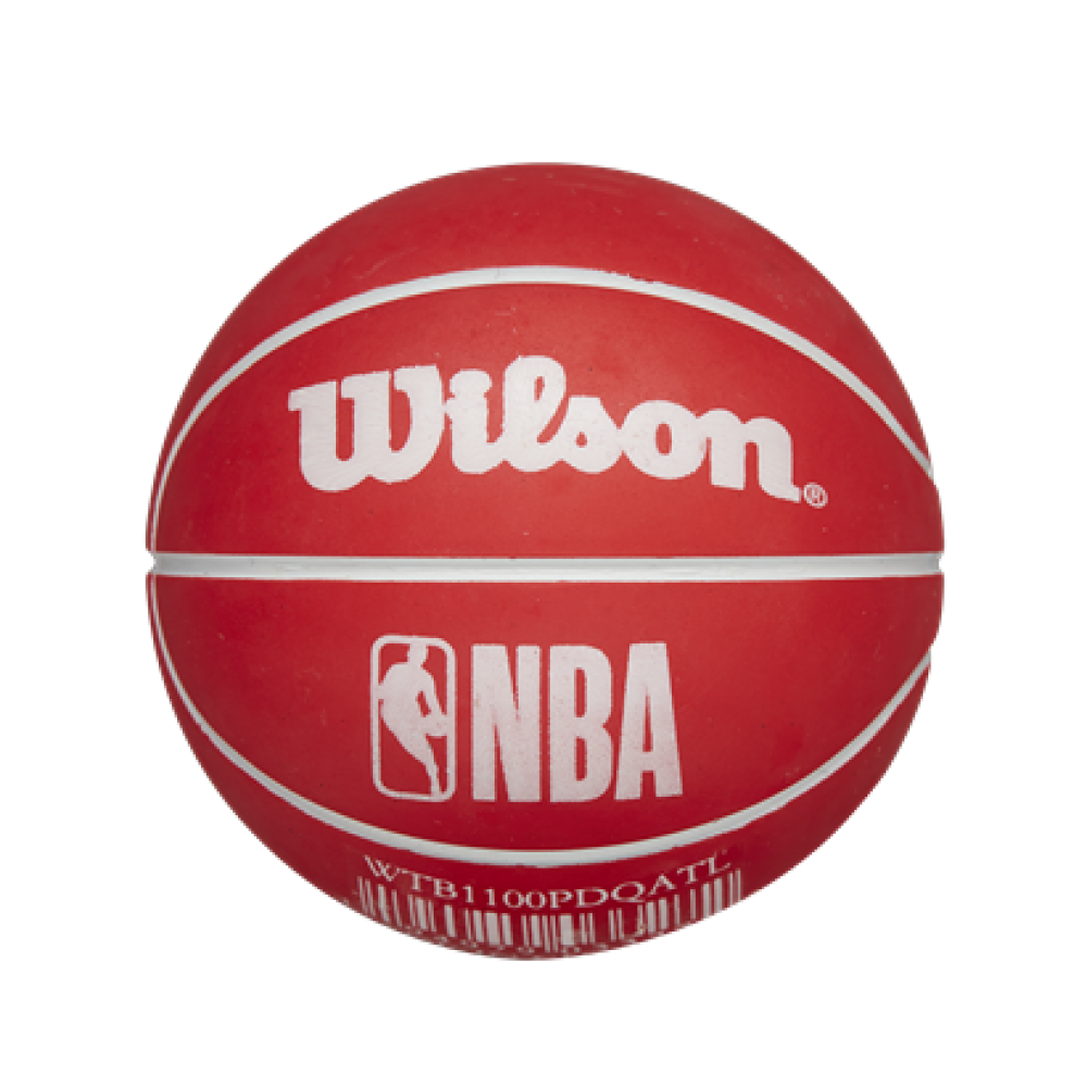 Мини-мяч баскетбольный Wilson NBA Dribbler Atlanta Hawks 6 см (WTB1100PDQATL)