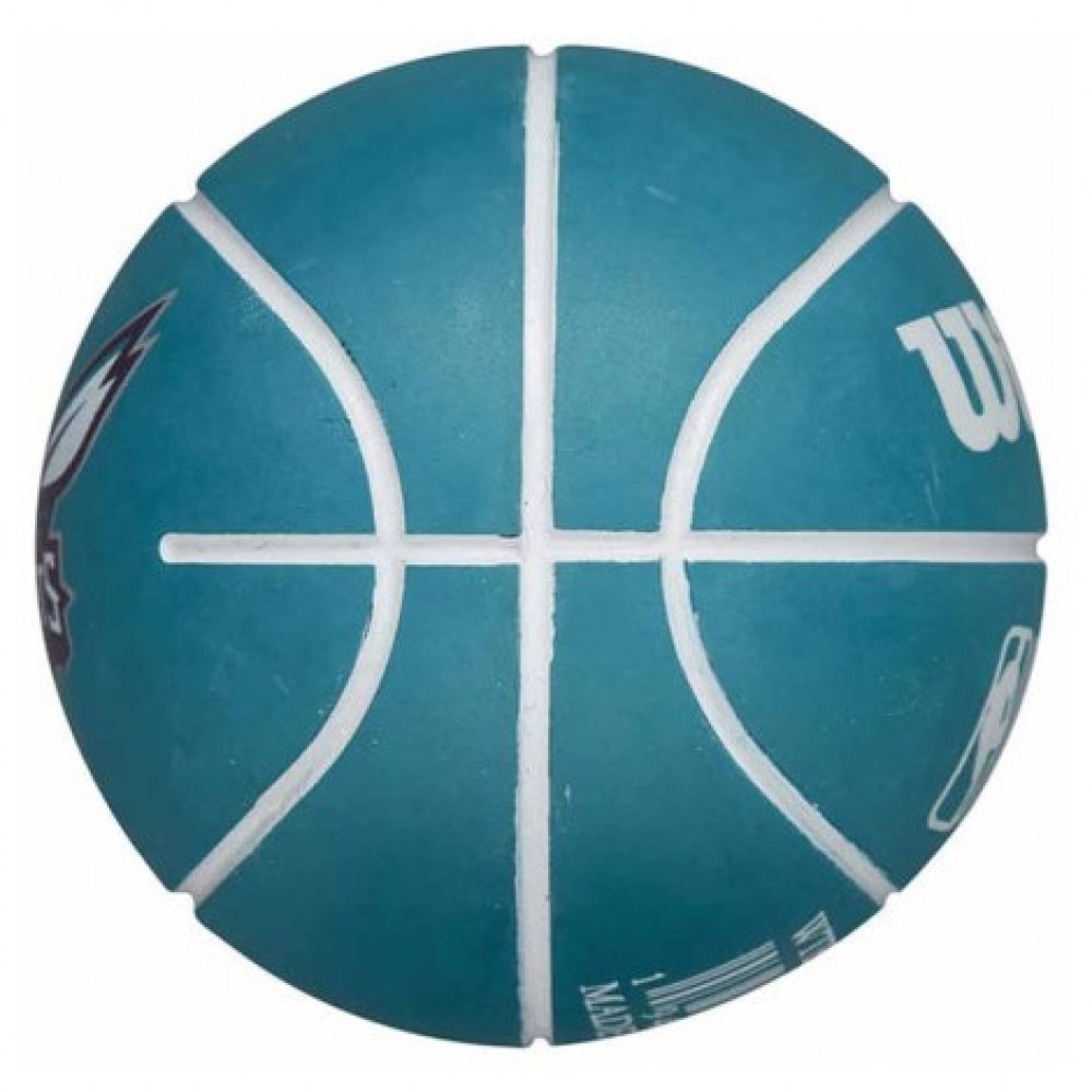Мини-мяч баскетбольный Wilson NBA Dribbler Charlotte Hornets 6 см (WTB1100PDQCHA)