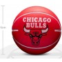 Мини-мяч баскетбольный для дриблинга Wilson NBA Dribbler Chicago Bulls 6 см (WTB1100PDQCHI)
