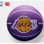Мини-мяч баскетбольный для дриблинга Wilson NBA Dribbler Los Angeles Lakers 6 см (WTB1100PDQLAL)