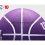 Мини-мяч баскетбольный для дриблинга Wilson NBA Dribbler Los Angeles Lakers 6 см (WTB1100PDQLAL)