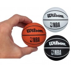 Мини-мяч баскетбольный для дриблинга Wilson NBA Dribbler 6 см (WTB1100PDQNBA)