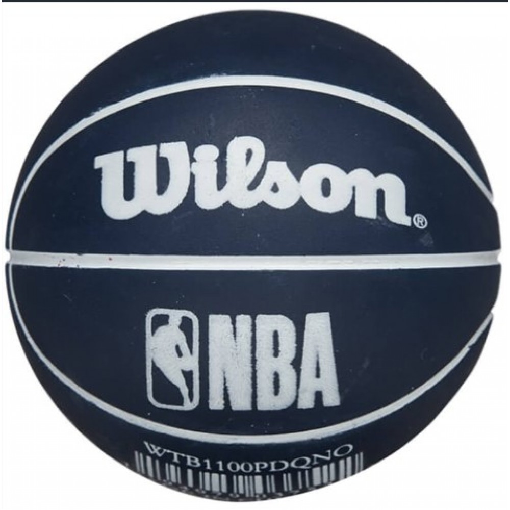 Мини-мяч баскетбольный Wilson NBA Dribbler New Orleans Pelicans 6 см (WTB1100PDQNO)
