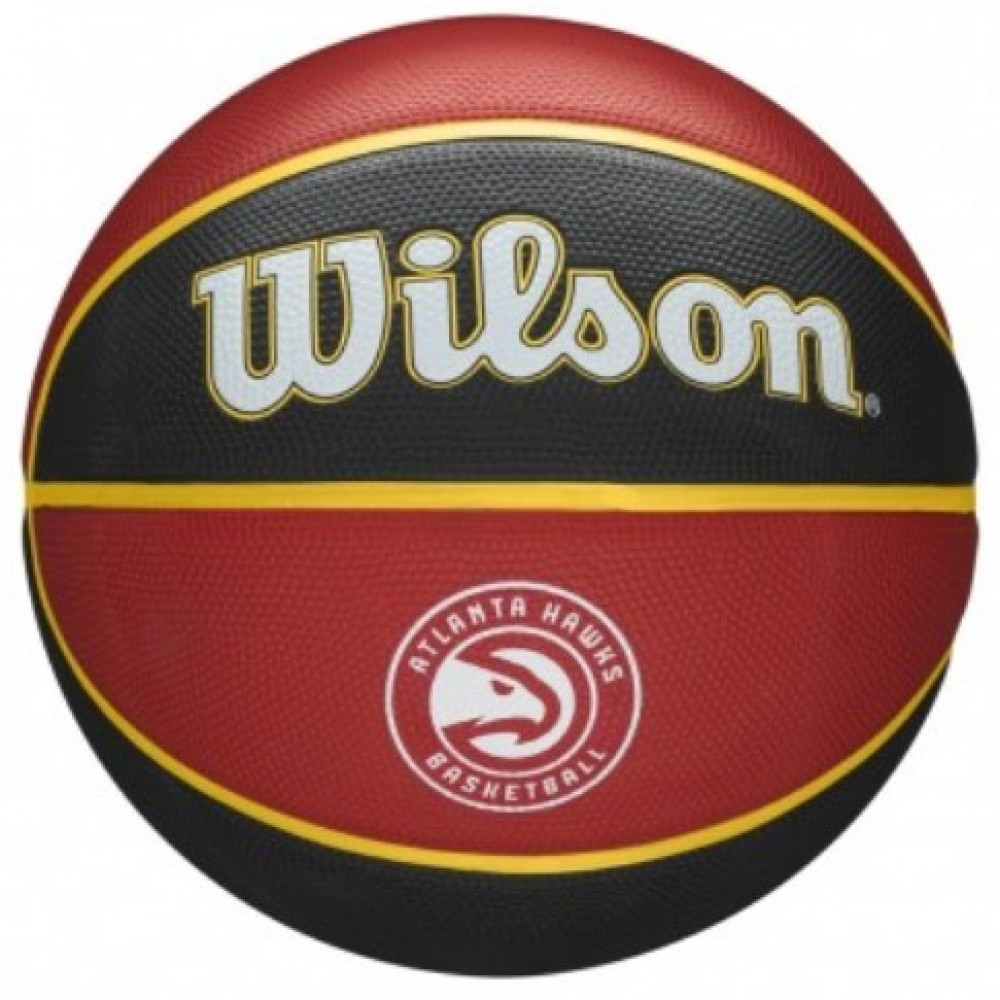 Мяч баскетбольный Wilson NBA Atlanta Hawks Outdoor размер 7 резиновый (WTB1300XBATL)