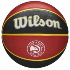 Мяч баскетбольный Wilson NBA Atlanta Hawks Outdoor размер 7 резиновый (WTB1300XBATL)