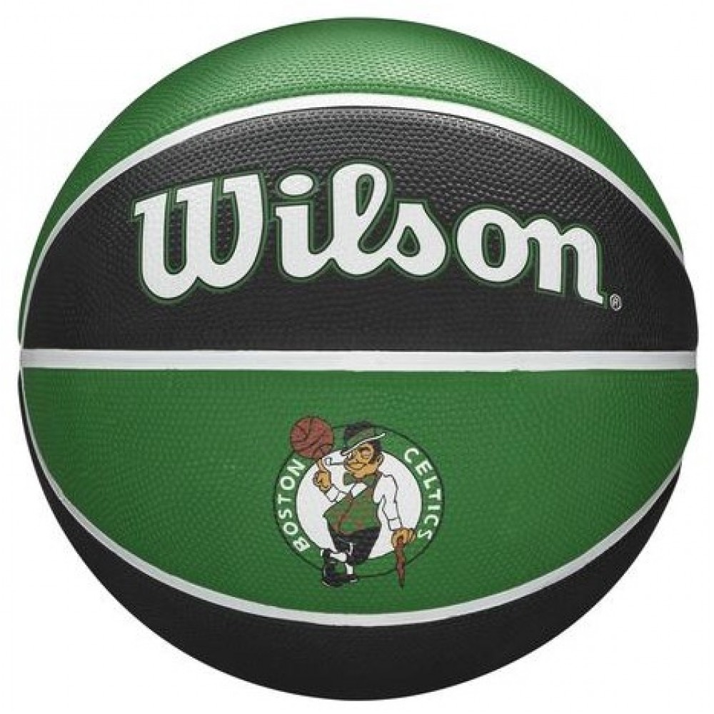 Мяч баскетбольный Wilson NBA Boston Celtics Outdoor размер 7 резиновый (WTB1300XBBOS)