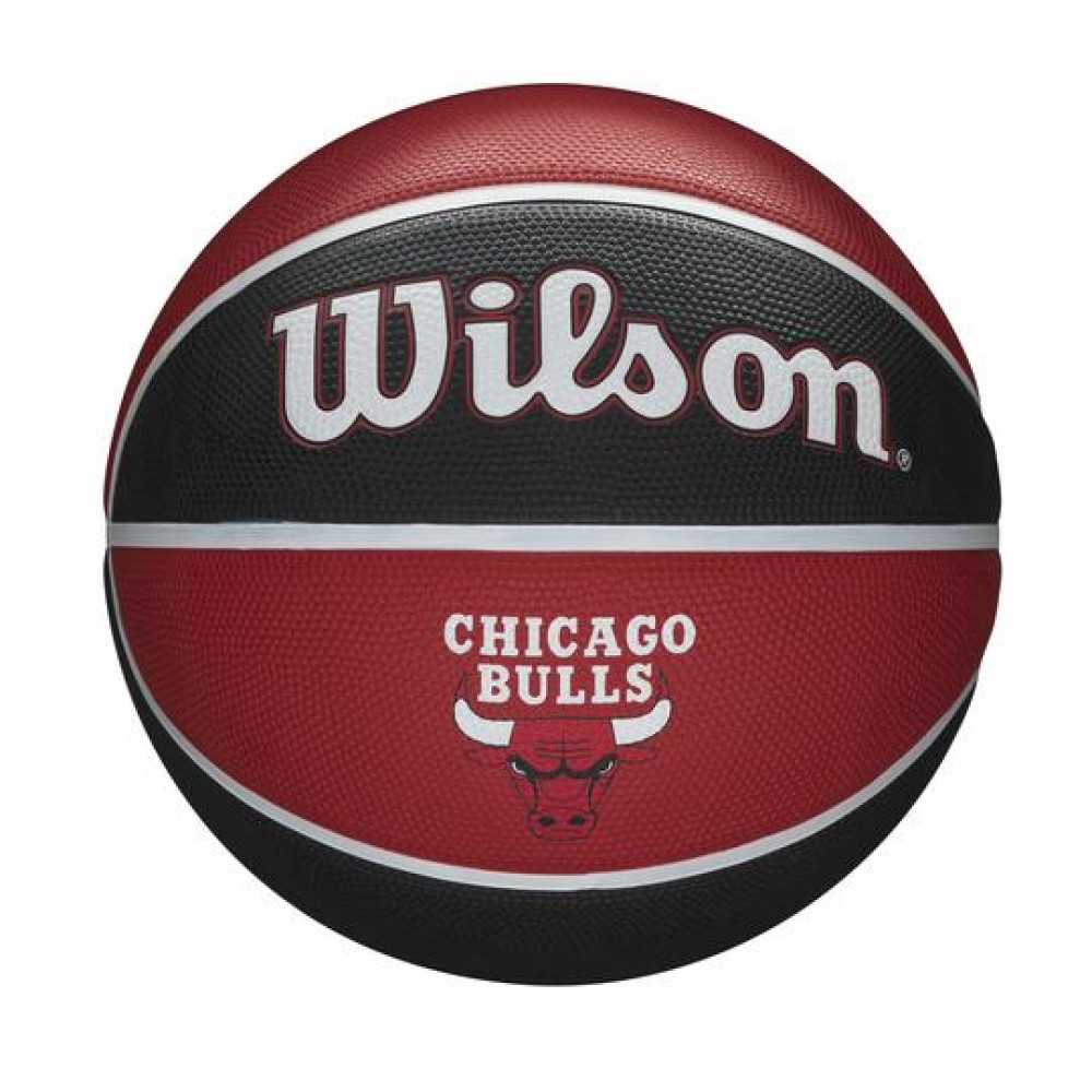 Мяч баскетбольный Wilson NBA Chicago Bulls Outdoor размер 7 резиновый (WTB1300XBCHI)