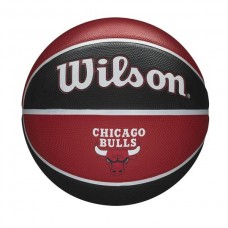Мяч баскетбольный Wilson NBA Chicago Bulls Outdoor размер 7 резиновый (WTB1300XBCHI)