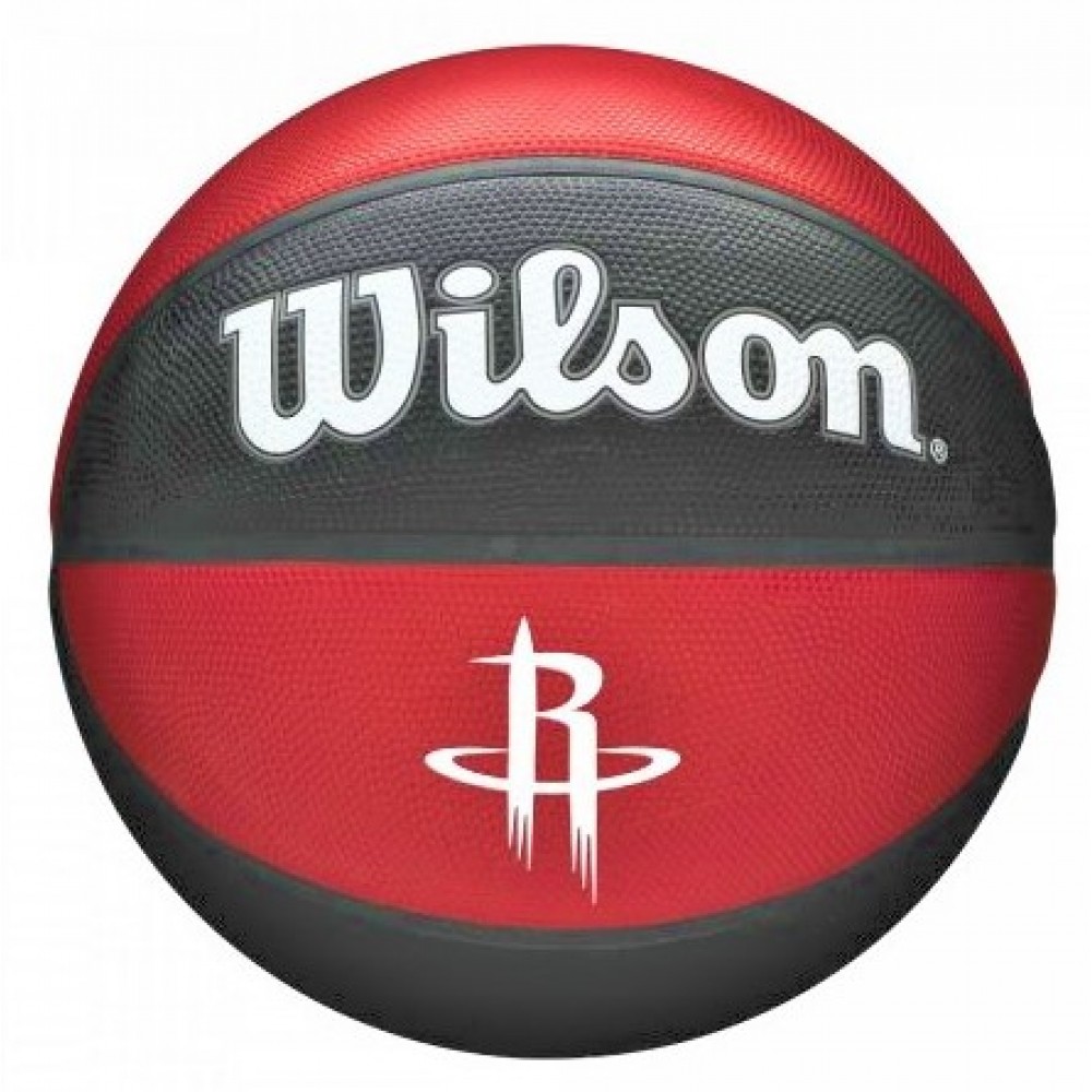 Мяч баскетбольный Wilson NBA Houston Rockets Outdoor размер 7 резиновый (WTB1300XBHOU)