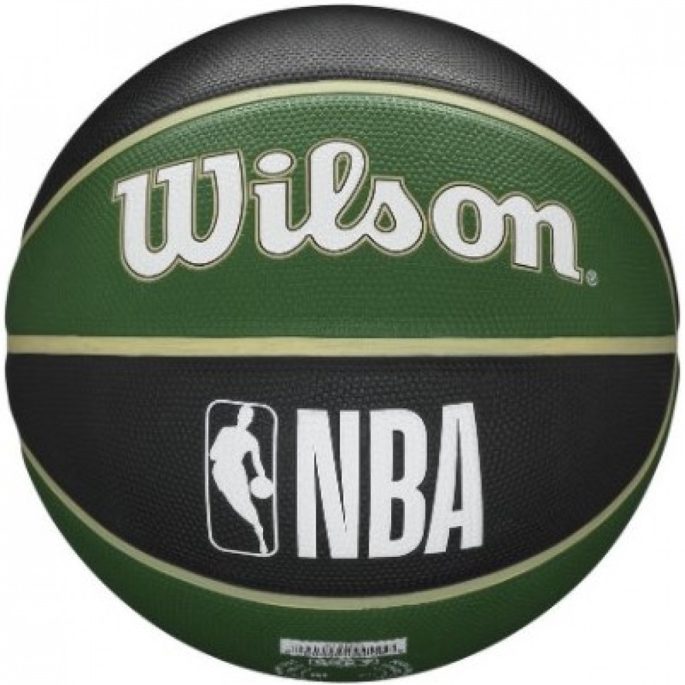 Мяч баскетбольный Wilson NBA Milwaukee Bucks Outdoor размер 7 резиновый (WTB1300XBMIL)