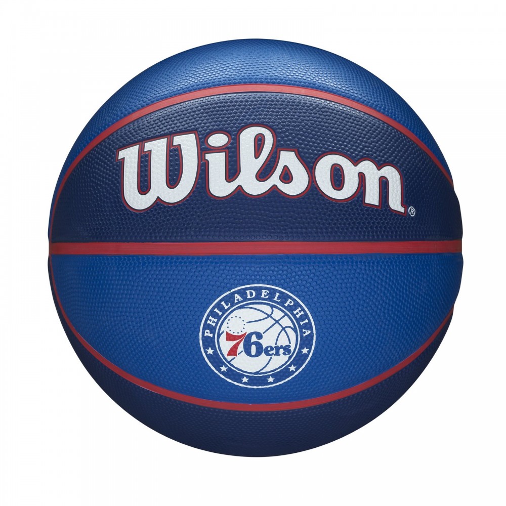 Мяч баскетбольный Wilson NBA Philadelphia 76ers Outdoor размер 7 резиновый (WTB1300XBPHI)