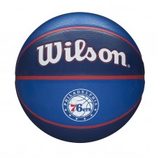 Мяч баскетбольный Wilson NBA Philadelphia 76ers Outdoor размер 7 резиновый (WTB1300XBPHI)