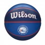 Мяч баскетбольный Wilson NBA Philadelphia 76ers Outdoor размер 7 резиновый (WTB1300XBPHI)