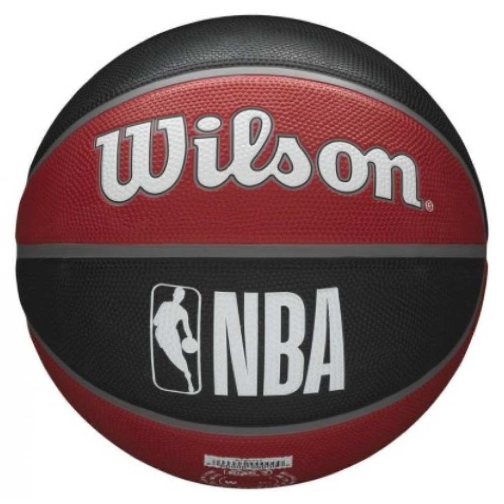 Мяч баскетбольный Wilson NBA Toronto Raptors Outdoor размер 7 резиновый (WTB1300XBTOR)
