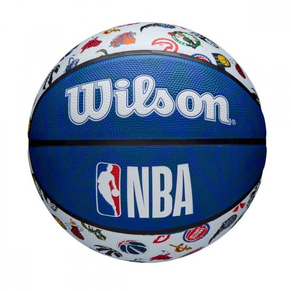 Баскетбольный мяч Wilson NBA All Team Outdoor р 7 для улицы оригинал (WTB1301XBNBA)