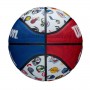 Баскетбольный мяч Wilson NBA All Team Outdoor р 7 для улицы оригинал (WTB1301XBNBA)