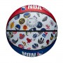Баскетбольный мяч Wilson NBA All Team Outdoor р 7 для улицы оригинал (WTB1301XBNBA)