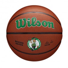 Мяч баскетбольный Wilson NBA Team Composite Boston Celtics размер 7 композитная кожа (WTB3100XBBOS)