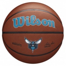 Мяч баскетбольный Wilson NBA Team Alliance Composite Charlotte Hornet размер 7 композитная кожа (WTB3100XBCHA)